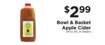 ShopRite Apple cider offer
