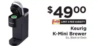 ShopRite K-mini brewer offer