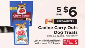 ShopRite Dog treats offer