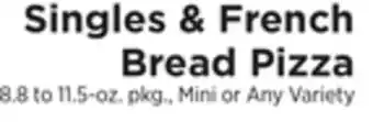 ShopRite Deep dish singles & french bread pizza offer