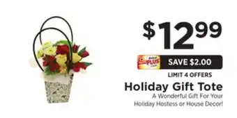 ShopRite Holiday gift tote offer