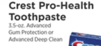 ShopRite Pro-health toothpaste offer