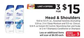 ShopRite Head & shoulders offer