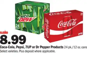 Meijer Coca-cola, pepsi, 7up or dr pepper products offer