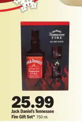 Meijer Jack daniel's tennessee fire gift set offer
