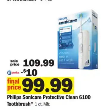 Meijer Philips sonicare protective clean 6100 toothbrush offer