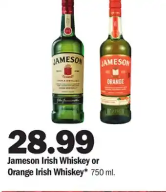 Meijer Jameson irish whiskey or orange irish whiskey offer