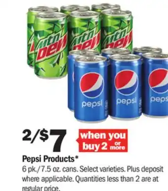 Meijer Pepsi products offer