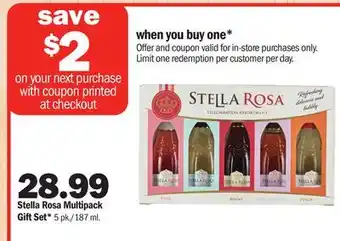 Meijer Stella rosa multipack gift set offer