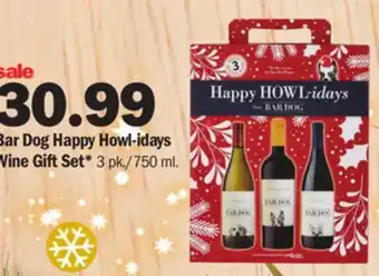 Meijer Bar dog happy howl-idays wine gift set offer