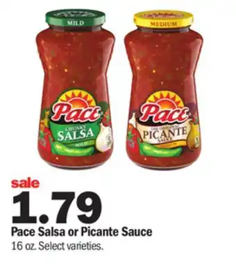 Meijer Pace salsa or picante sauce offer