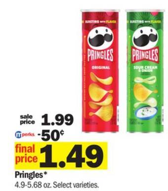 Meijer Pringles offer