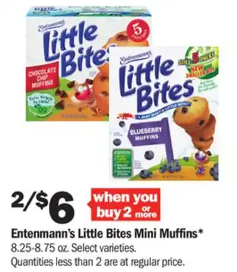 Meijer Entenmann's little bites mini muffins offer