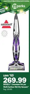 Meijer Bissell crosswave pet pro multi-surface wet dry vacuum offer