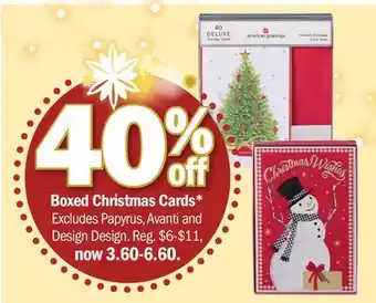 Meijer Boxed christmas cards offer