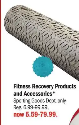 Meijer Fitness recovery products and accessories offer