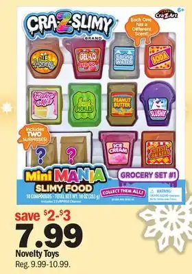 Meijer Novelty toys offer
