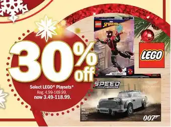 Meijer Select lego playsets offer