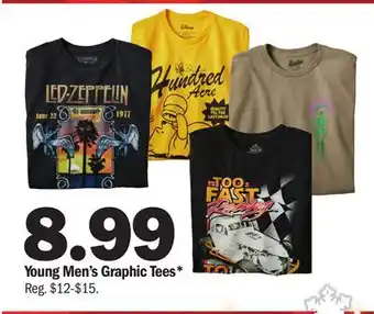 Meijer Young men's graphic tees offer