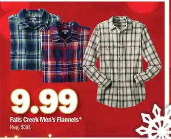 Meijer Falls creek men's flannels offer