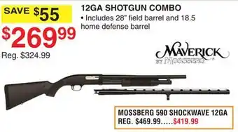 Dunham's Sports Maverick 12ga shotgun combo offer