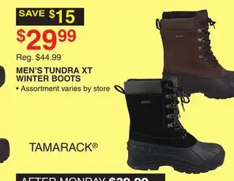 Dunham's Sports Tamarack men's tundra xt winter boots offer