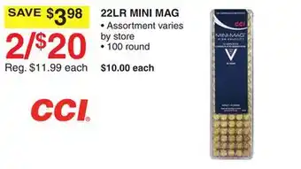 Dunham's Sports 22lr mini mag offer