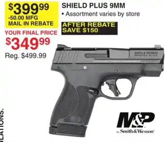 Dunham's Sports M&p shield plus 9mm offer