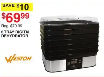 Dunham's Sports Weston 6 tray digital dehydrator offer