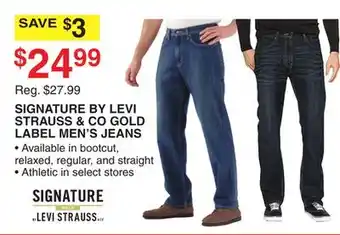 Dunham's Sports Signature by levi strauss & co gold label men's jeans offer