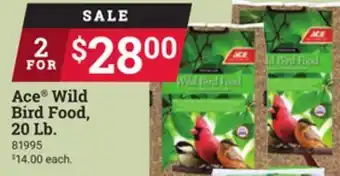 Ace Hardware Ace wild bird food, 20 lb offer