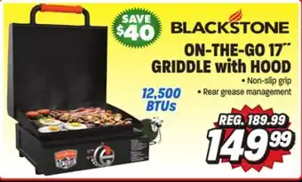 Big 5 Blackstone on the go 17 griddle with hood offer