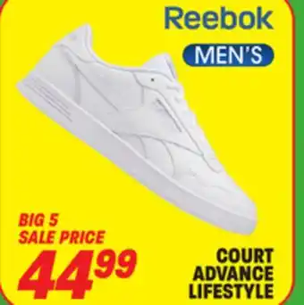 Big 5 Reebok court advance men's lifestyle shoes offer
