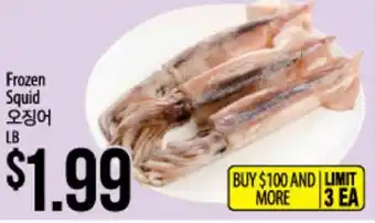 Hmart Frozen squid offer