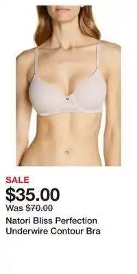 Nordstrom Natori bliss perfection underwire contour bra offer