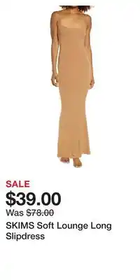 Nordstrom Skims soft lounge long slipdress offer