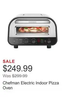 Costco Chefman electric indoor pizza oven offer