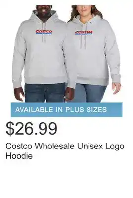 Costco Costco wholesale unisex logo hoodie offer