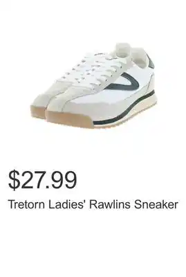 Costco Tretorn ladies' rawlins sneaker offer