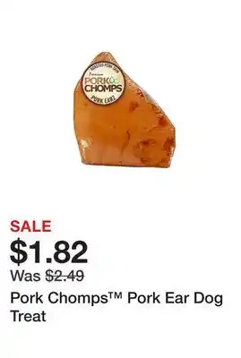 Petsmart Pork chomps pork ear dog treat offer