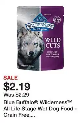 Petsmart Blue buffalo wilderness all life stage wet dog food - grain free, 3 oz offer