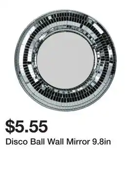 Five Below Disco ball wall mirror 9.8in offer
