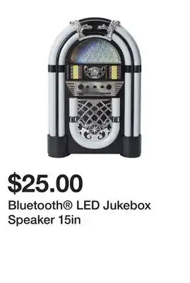 Five Below Bluetooth led jukebox speaker 15in offer