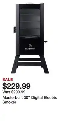 Cabela's Masterbuilt 30'' digital electric smoker offer
