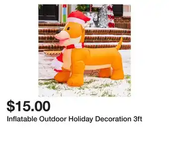 Five Below Inflatable outdoor holiday decoration 3ft offer