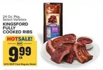 Food Lion KINGSFORD FULLY COOKED RIBS offer