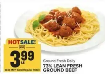 Food Lion 73% LEAN FRESH GROUND BEEF offer