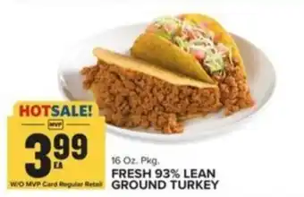 Food Lion FRESH 93% LEAN GROUND TURKEY offer