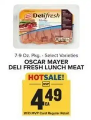 Food Lion OSCAR MAYER DELI FRESH LUNCH MEAT offer