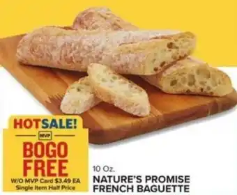 Food Lion NATURE'S PROMISE FRENCH BAGUETTE offer